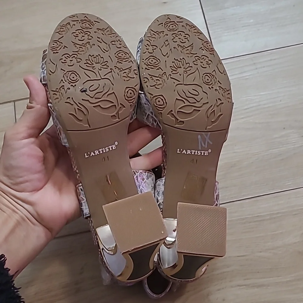 L'ATISTE Women's Sandals in Multi-Color Size 41/ 9 - Picture 11 of 14